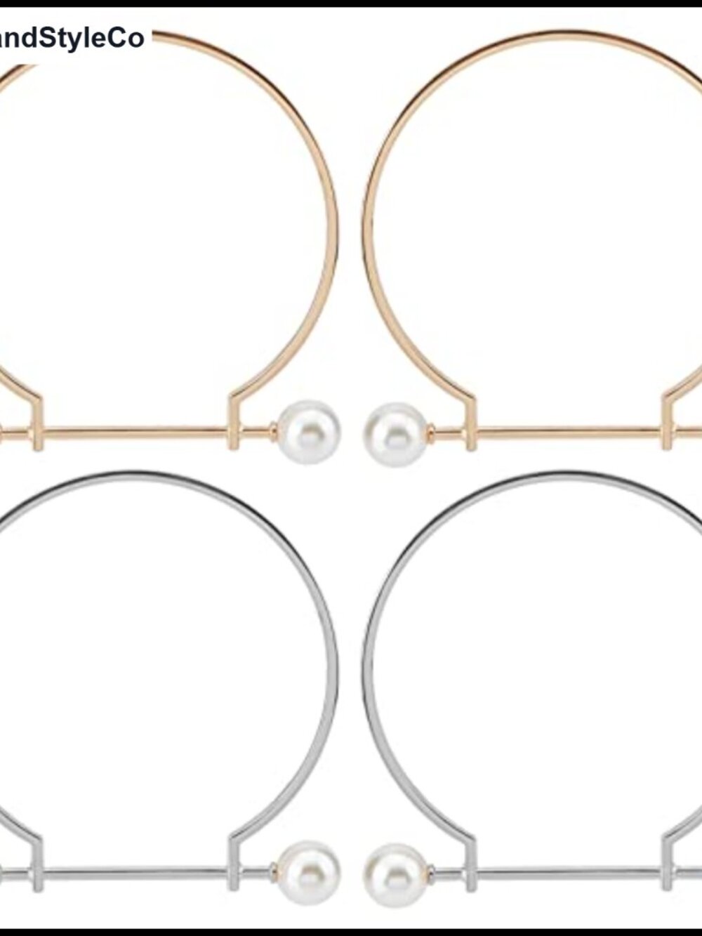 Metal Purse Frame Handles with Pearl Bead Alloy Clutches DIY Bag Making